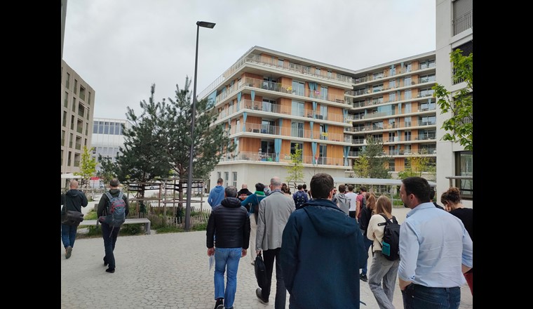 Exkursion durch das Ökoquartier «Les Plaines-du-Loup»
Foto (c) VSA