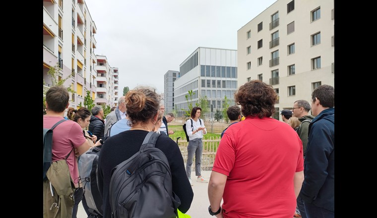 Exkursion durch das Ökoquartier «Les Plaines-du-Loup»
Foto (c) VSA