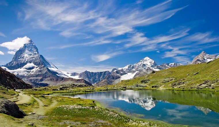 Riffelsee beim Matterhorn (Bild: Adobe Stock)