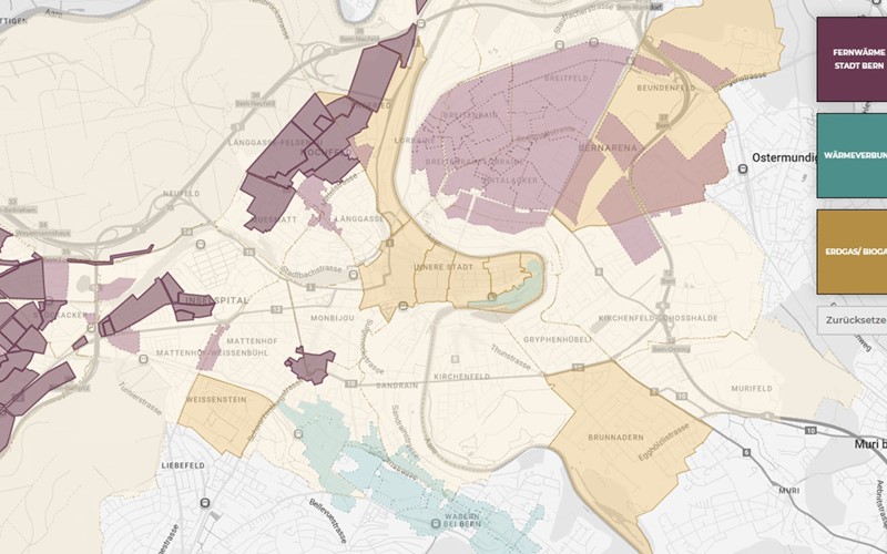 Bern: Ausstieg aus Gas und Ausbau der Fernwärme