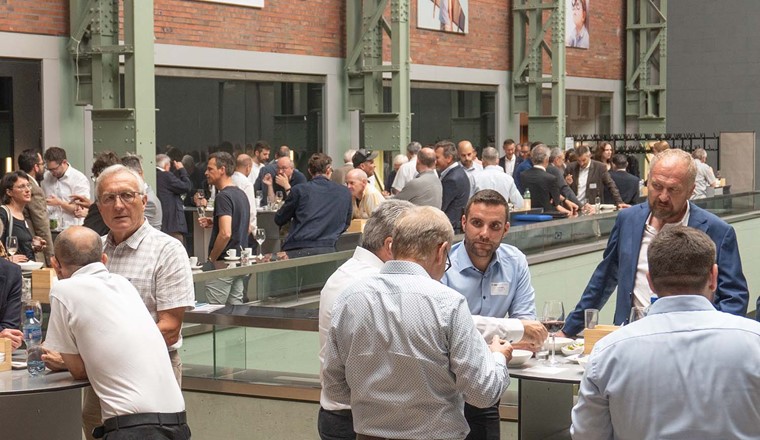 Mittagessen an der Jahresversammlung 2024 im Trafo Baden.